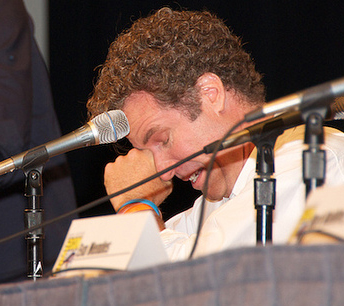 Will Ferrell, crying at his own gags