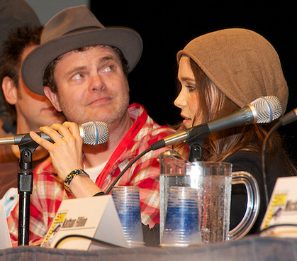 Rainn Wilson and Ellen Page