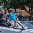 San Diego Pride Parade Grand Marshals Brad and George Takei